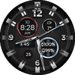 leather shockr hd watch face android application logo